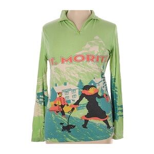 Neve Designs XL Long sleeve 1/4 Zip Base Layer Top RARE St Moritz Ltd Edition